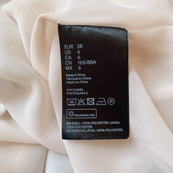 H&M Tropical Parrot Print Halter Neck Sleeveless Dress Size US 6 - Picture 9 of 9